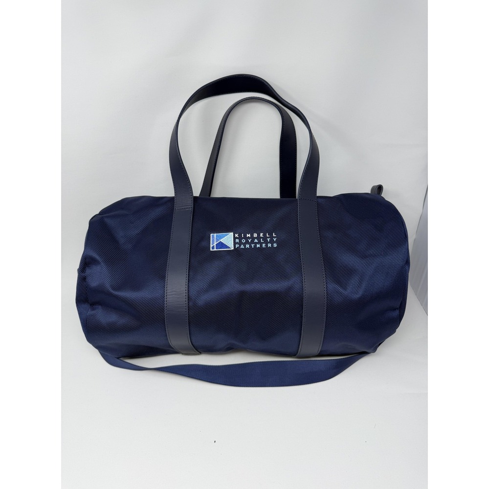 Holderness & Bourne Duffel Bag Men 20in Navy Good Nylon Travel Carry On
